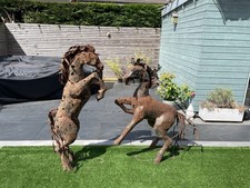 Pair large metal for sale  NEWTON-LE-WILLOWS