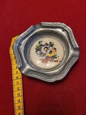 Vintage zinnaschenbecher blume gebraucht kaufen  Neunkirchen