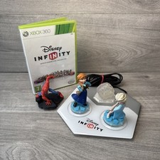 Usado, Pacote Disney Infinity Xbox 360 com bonecos Frozen e Spider-Man Marvel funcionando comprar usado  Enviando para Brazil