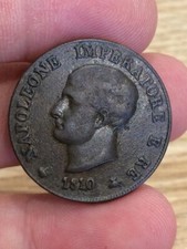 Soldo 1810 napoleone usato  Cassino