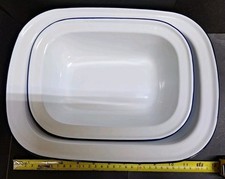 Enamel roasting tins for sale  OKEHAMPTON