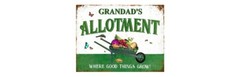 Personalised allotment retro for sale  UK
