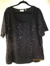 Avenue black sequined for sale  Dallas