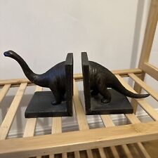 Bronze dinosaur bookends for sale  HENGOED