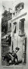 1861 antica stampa usato  Pozzallo