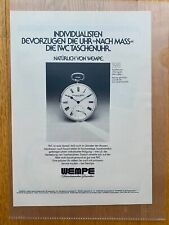 Iwc taschenuhr wempe gebraucht kaufen  Aßlar