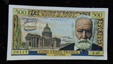 Billet 500 francs d'occasion  Auxerre