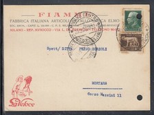Cartolina commerciale milano usato  Italia