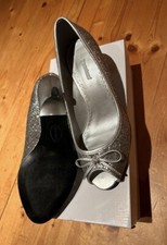 Pumps silber glitzer gebraucht kaufen  Bubenheim, Essenheim, Zornheim