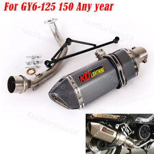 Sistema de escape 51mm silenciador tubo de ligação frontal deslizante para Yamaha GY6 125cc 150cc comprar usado  Enviando para Brazil