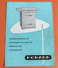 Alte bedienungsanleitung homan gebraucht kaufen  Meisenheim