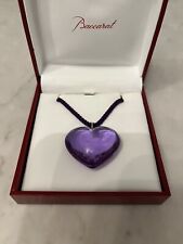 Baccarat purple heart for sale  Lawrence