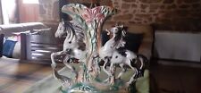 Vase chevaux faience d'occasion  Bazouges-la-Pérouse