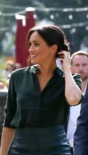 Camisa blusa de seda verde AND & Other Stories Reino Unido 8 EUA 4 Royal Celeb Meghan comprar usado  Enviando para Brazil