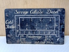 Plaque garage serrage d'occasion Plaque garage serrage d'occasion  Marines