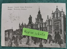 AK Krakow Krakow Mickiewicz Pomnik Adama K u K Poczta Polowa 1915 na sprzedaż  Wysyłka do Poland