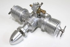 Motor modelo diesel muito raro alemão FMO oposto duplo 6cc R/C, novo comprar usado  Enviando para Brazil