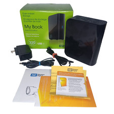 My Book 320GB disco rígido externo Western Digital caixa de alimentação cabo USB reformatado comprar usado  Enviando para Brazil