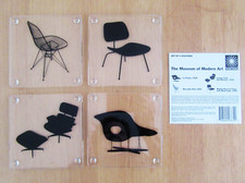 Porta-copos Eames estampados em acrílico - Cadeiras meados do século - MOMA 2003 - breweriana, usado comprar usado  Enviando para Brazil