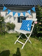 Wachstuchkissenbezug blau wei� gebraucht kaufen  Nordstrand