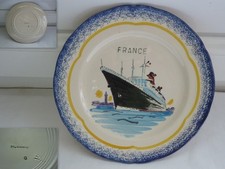 Assiette faience paquebot d'occasion  Fécamp