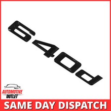 EMBLEMA EMBLEMA EMBLEMA PORTA-MALAS TAMPA TRASEIRA DE LETRAS 640D PARA BMW 6 SERIES, PRETO BRILHANTE comprar usado  Enviando para Brazil