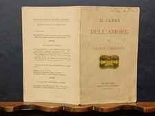 Carducci giosuè canto usato  Ziano Piacentino