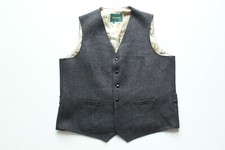 Colete Celtic Gent marrom manchado irlandês tweed botão frontal tamanho 54 feito na Irlanda comprar usado  Enviando para Brazil
