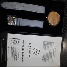Wooden oakmont watch for sale  CHESTERFIELD