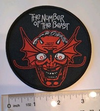 Patch tecido Iron Maiden número da besta cabeça de diabo comprar usado Patch tecido Iron Maiden número da besta cabeça de diabo comprar usado  Enviando para Brazil