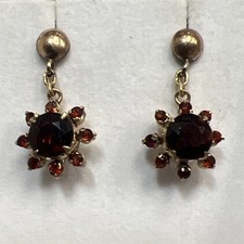 garnet antique earrings for sale  New Port Richey