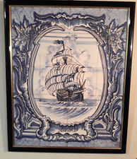 Vtg blue delft for sale  Fort Ann