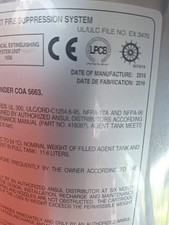 Tanque de aço inoxidável ANSUL R102 3 galões fabricado em 2016. Não hidrotestado. comprar usado  Enviando para Brazil