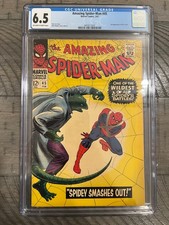 Amazing Spider-man 45 Cgc 6.5 Ow/w Páginas Marvel 1967 3º App do Lagarto!!!  comprar usado Amazing Spider-man 45 Cgc 6.5 Ow/w Páginas Marvel 1967 3º App do Lagarto!!!  comprar usado  Enviando para Brazil
