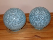 Paire globes verre d'occasion  Livron-sur-Drôme