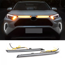 Kit de capó de luz diurna LED DRL para accesorios Toyota RAV4 2019-2025 segunda mano  Embacar hacia Mexico