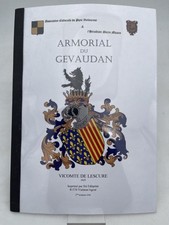 Armorial gévaudan. vicomte d'occasion  Rodez