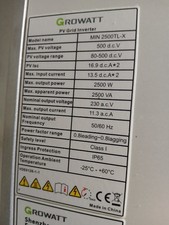 Growatt min 2500 gebraucht kaufen  Tarp