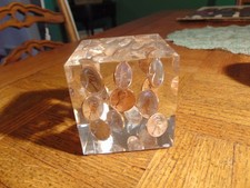 Vtg lucite coin for sale  Canton