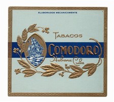  OLD CIGAR LABEL, HABILITACION, PAPELETA, "COMODORO"   comprar usado  Enviando para Brazil