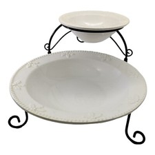 Tiered white ceramic for sale  Denton