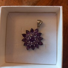 Silberanhänger 925 amethyst gebraucht kaufen  Berlin