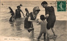 Carte postale baigneuse d'occasion  La Côte-Saint-André