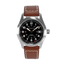 Relógio automático Hamilton cáqui campo automático 38MM H70551 couro marrom aço comprar usado  Enviando para Brazil