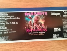Konzertkarte iron maiden gebraucht kaufen  Porta Westfalica