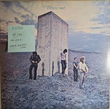 The Who Who's Next Vinyl Record EX/VG 2408 102 1971 1st Press  comprar usado The Who Who's Next Vinyl Record EX/VG 2408 102 1971 1st Press  comprar usado  Enviando para Brazil