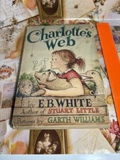 Vintage Charlottes Web By E.B.White 1952 Hardcover, usado comprar usado  Enviando para Brazil