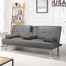 Faux leather futon for sale  Monroe Township