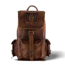 Ziegenleder rucksack tasche gebraucht kaufen  Langenlonsheim