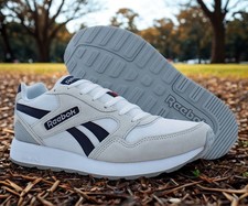 Reebok GL 1000 Męskie 10.5 Białe Zamszowe Sznurowane Lifestyle Sneakersy GZ23239 NWOB na sprzedaż  Wysyłka do Poland